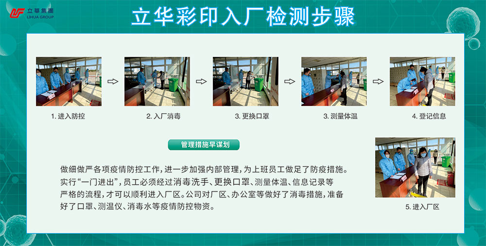 Lihua color printing factory inspection steps Lihua color printing factory inspection steps